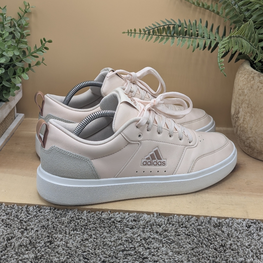 Adidas Park St Women's Size 10 Pink Leather Casual Walking Sports Shoes Gym